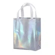 Colorful Laser Long Handle Non woven Tote Bag | https://www.bestnamebadges.com