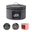 Foldable Round Hat Storage Box | https://www.bestnamebadges.com