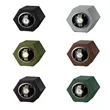 6 Colors Hexagonal Watch Winder Mini Single Rotary Motor Box | https://www.bestnamebadges.com