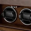 Standing 2-Slot Watch Winder + 8-Slot Storage Box With Light | https://www.bestnamebadges.com
