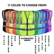 Multi-pocket Reflective Vest | https://www.bestnamebadges.com