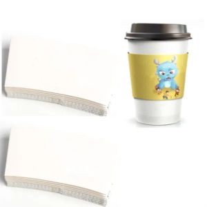 Customizable Disposable Paper Cup Sleeves