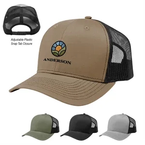 Tucker Tencel Trucker Cap | https://www.bestnamebadges.com