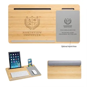Bamboo Laptop Desk | https://www.bestnamebadges.com