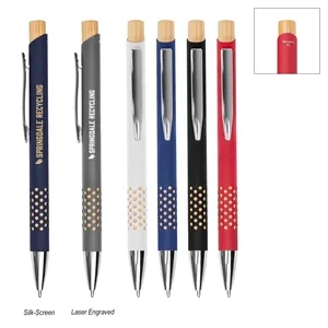 ASHER RECYCLED ALUMINUM PEN | https://www.bestnamebadges.com