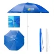 70" Arc Beach Umbrella | https://www.bestnamebadges.com