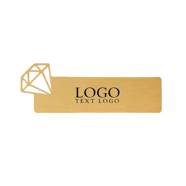 Brass Name Badge