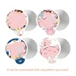 Reflector Custom Support Folding Fan | https://www.bestnamebadges.com