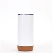 Stainless Steel Mug with Cork Bottom | https://www.bestnamebadges.com
