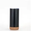 Stainless Steel Mug with Cork Bottom | https://www.bestnamebadges.com