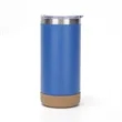 Stainless Steel Mug with Cork Bottom | https://www.bestnamebadges.com