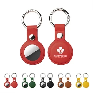 Genuine Leather AirTag Case