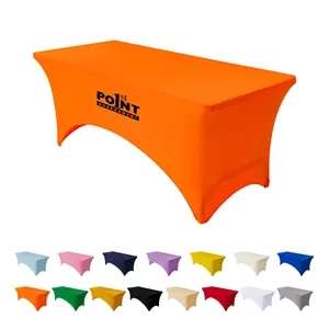 6' Premium Elastic Table Cover(3 Sided)
