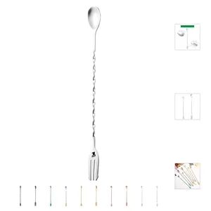Double headed stirring spoon