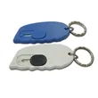 Mini Retractable Knife Box Cutter Letter Opener Keychain | https://www.bestnamebadges.com