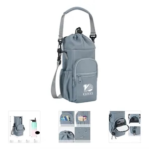 Outdoor Sports Crossbody Water Bottle Holder Bag