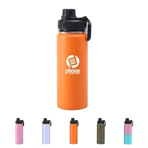 18 Oz Insulated Stainless Steel Sports Water Bottle