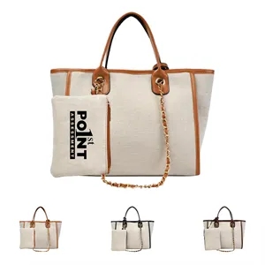 2 Pcs Large Capacity Fashion Tote Bag