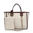 2 Pcs Large Capacity Fashion Tote Bag | https://www.bestnamebadges.com