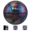 Reflective Glowing Holographic Luminous Basketball | https://www.bestnamebadges.com