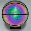 Reflective Glowing Holographic Luminous Basketball | https://www.bestnamebadges.com