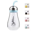 Bulb Shaped Glass Water Bottles | https://www.bestnamebadges.com