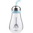 Bulb Shaped Glass Water Bottles | https://www.bestnamebadges.com