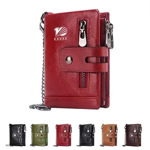 Anti Theft Leather Wallets Purse