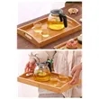 Rectangle Bamboo Tray With Handles | https://www.bestnamebadges.com
