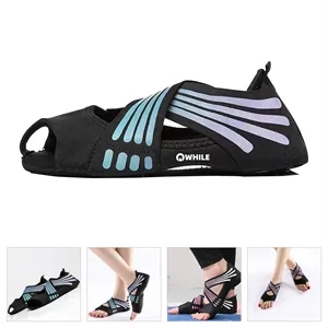 Non Slip Yoga Socks With Grip Toeless Anti Skid Shoes