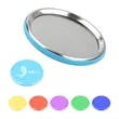 Round Compact Mirror Button | https://www.bestnamebadges.com