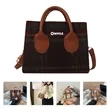 Canvas Small Checkered Cross body Bag | https://www.bestnamebadges.com