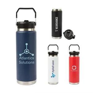 Riverbend 30 oz. Double Wall, Stainless Steel Water Bottle | https://www.bestnamebadges.com