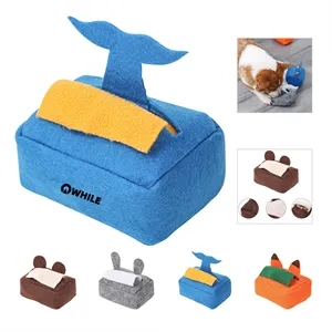 Felt Hide and Seek Puzzle Plush Burrow Dog Toys