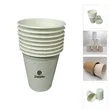 8 OZ Degradable Disposable Paper Cup | https://www.bestnamebadges.com