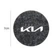 Round Felt Coaster for Drinks Absorbent | https://www.bestnamebadges.com