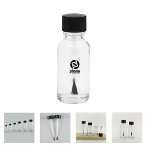 Clear Glass Boston Round Bottles
