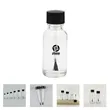 Clear Glass Boston Round Bottles | https://www.bestnamebadges.com