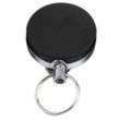 Front Side Plastic Back Metal Badge Reel w/ Belt Clip | https://www.bestnamebadges.com