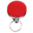 Front Side Plastic Back Metal Badge Reel w/ Belt Clip | https://www.bestnamebadges.com