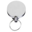 Front Side Plastic Back Metal Badge Reel w/ Belt Clip | https://www.bestnamebadges.com
