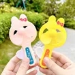 Handheld Crank Manual Press Cooling Fan | https://www.bestnamebadges.com
