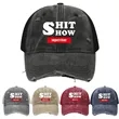 Pigment Dyed Washed Distressed Trucker Cap | https://www.bestnamebadges.com