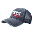 Pigment Dyed Washed Distressed Trucker Cap | https://www.bestnamebadges.com