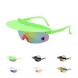 Riding Colorful Brimmed Sunglasses | https://www.bestnamebadges.com