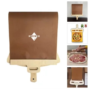 Multi Purpose Premium Natural Wooden Sliding Pizza Tray