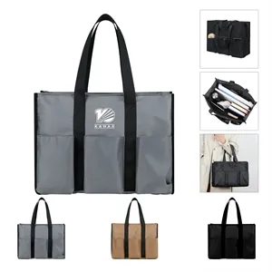 Custom Water Resistant Utility Tote Bag