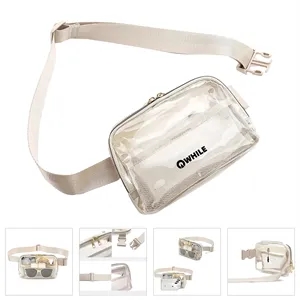 PVC Stadium Approved Adjustable Clear Belt Bag