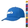 6-Panel Low Profile Structured Cotton Snapback Closure Cap | https://www.bestnamebadges.com