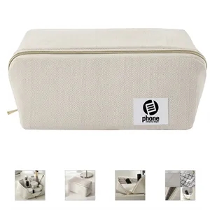 Portable Travel Cotton Cosmetic Bag Toiletry Pouch